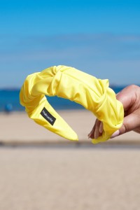 Opaska marszczona ROXY LYCRA® Żółta