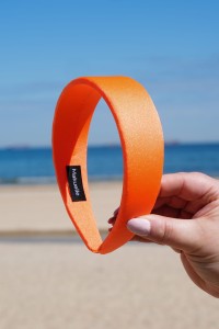 Opaska płaska LUNA LYCRA® Pomarańczowa