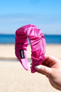 Opaska marszczona ROXY LYCRA® Fuksja