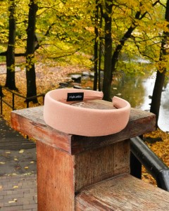 Opaska płaska LUNA Karmel 4 cm