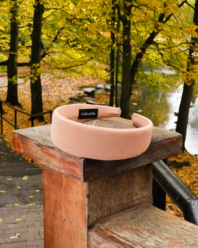 Opaska płaska LUNA Karmel 4 cm